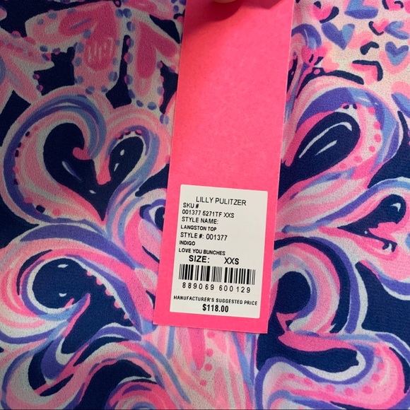 Lilly Pulitzer Langston Top XXS NWT - Picture 6 of 11